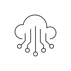 Obraz premium line icon Internet of Things