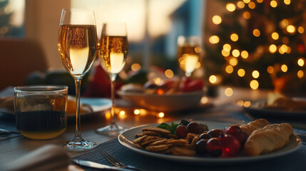 Festive dining experience