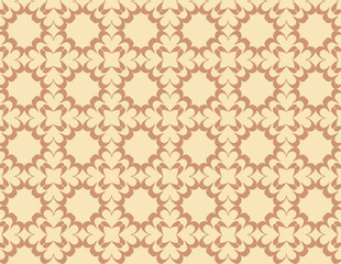Vintage Floral Geometric Pattern