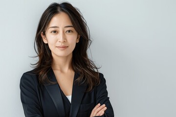 Japanese Businesswoman in Her 30s Working at Advertising Agency