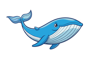 Fototapeta premium a whale line art vector white background