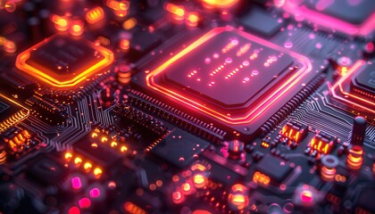 Fototapeta premium electronic circuit board