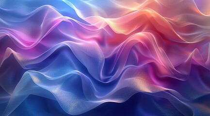 Obraz premium Abstract fractal geometric wavy background 