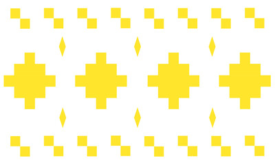 Obraz premium Yellow Checkerboard Background Vector Abstract Seamless Pattern popular grid pattern Print Japanese