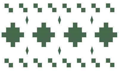 Obraz premium Green Checkerboard Background Vector Abstract Seamless Pattern popular grid pattern Print Japanese