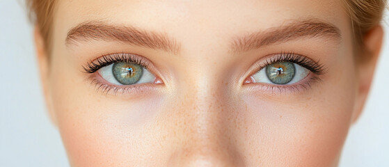 Naklejka premium Detailed assessment of eye health and vision. Management of cataracts glaucoma