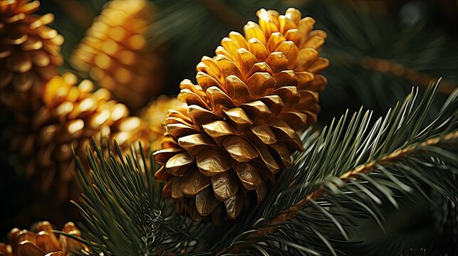 close up of cone HD 8K wallpaper Stock Photographic Image