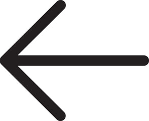black and white arrow