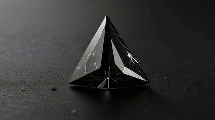 Fototapeta premium a triangle shaped object that is made of plastic