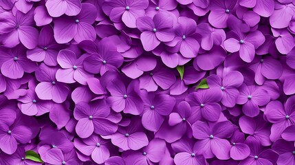 Fototapeta premium Mini Purple Violets Seamless Pattern Design