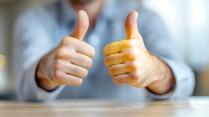 The yellow thumb up icon is a simple yet powerful way to acknowledge and show support for someone efforts or achievements in online interactions