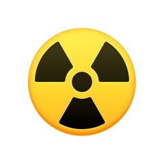 Fototapeta premium Radioactive Emoji 
