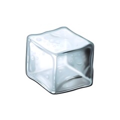Obraz premium Ice Cube Emoji 