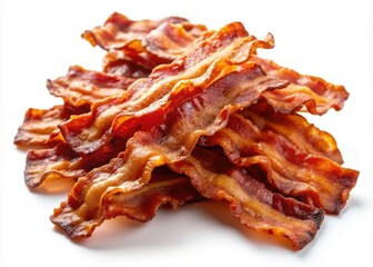 Crispy Bacon Strips PNG for Culinary Design, Food Blogs, Recipe Books, and Gourmet Marketing Materials