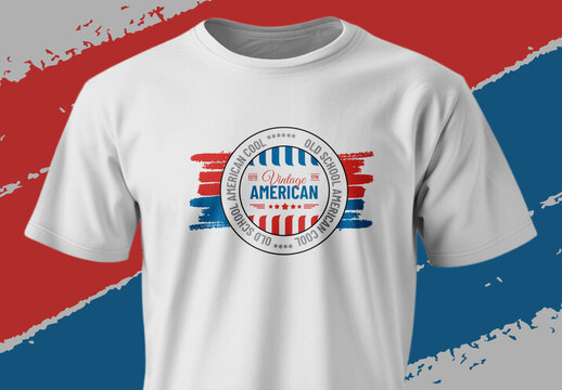 Vintage American Tshirt Design