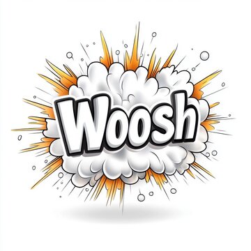 Create engaging comic book effects with dynamic 'woosh' graphics for eye-catching visuals