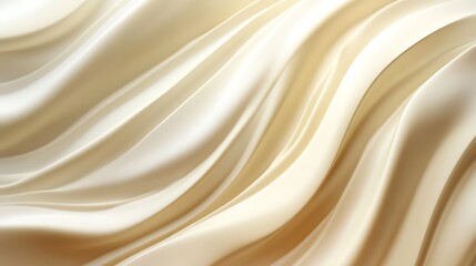 Obraz premium Abstract Swirling Cream-Colored Fabric