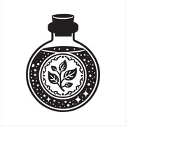 Obraz premium Enchanted Witch Magic Vector Illustration Design