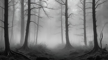 Obraz premium Shadows in the Fog 