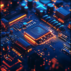 Fototapeta premium electronic circuit board