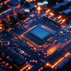 Fototapeta premium electronic circuit board