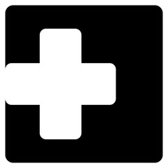 Obraz premium Healthcare & Medicine solid Icons, featuring symbols for hospitals, medications, diagnostics, and healthcare essentials. Suitable for Web Page, Mobile App, UI, UX and GUI design