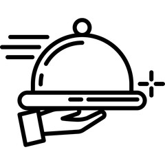 Food Service Line Icon