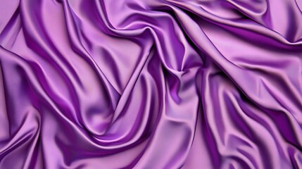 Obraz premium Purple Satin Fabric Texture Draped Silk Background Smooth Elegant Soft Glamour
