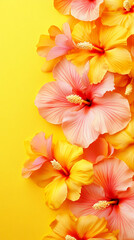 tropical summer flower background
