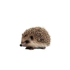 Fototapeta premium Cute Hedgehog on White Background