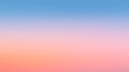 Obraz premium A Gradual Transition from Blue to Pink in the Sky