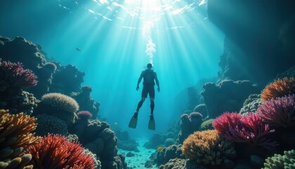 Diving in the Depths: A Hyper-Realistic Underwater Adventure