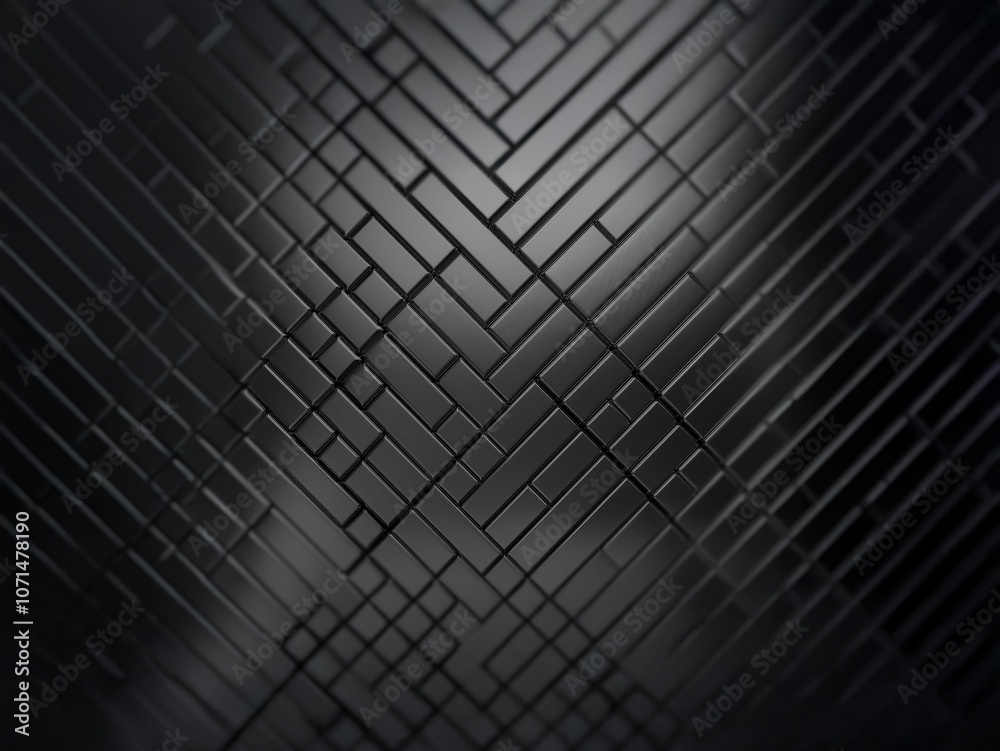 Aufkleber A dark, geometric pattern of rectangular shapes forming a diagonal pattern.