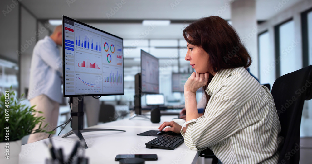 Poster KPI Business Analytics Data Dashboard