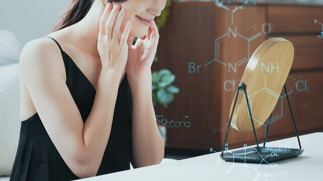 skin care, chemistry, substance, ingredient, effect, woman, beauty, medicine, medical, drug, moisturizing, serum, milky lotion, lotion, cosmetics, make-up, anti aging, beautiful, whitening, facial tre