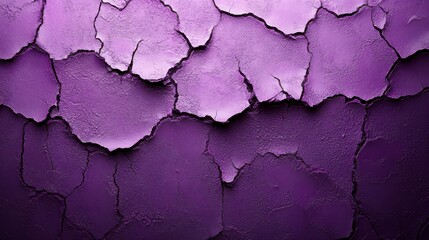 Obraz premium Purple Cracked Texture Background