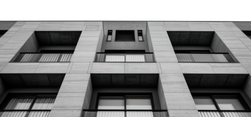 PNG Black and white modern architect architecture building window.