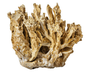 Obraz premium A textured piece of coral-like structure, showcasing natural formations and details.