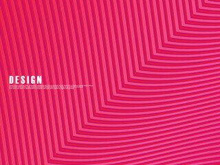 Abstract gradient red poster background vector. Minimalist style cover template with dynamic perspective 3d geometric prism shape. Ideal design for social media, covers, banners, flyers, etc.