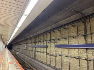 Obraz premium 越中島駅構内の景色