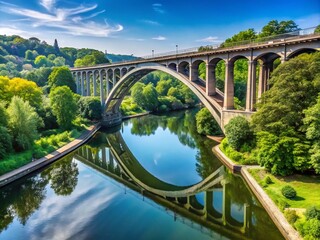 Obraz premium The Double Alte Brücke: A bridge that captivates with its stunning architecture.