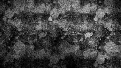 Grunge texture, dark background, gray splatter.
