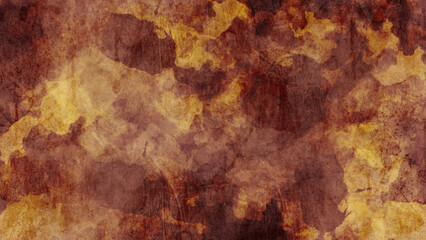 Abstract background red, orange, yellow, brown, textured.