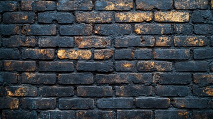 Obraz premium Intriguing Dark Brick Wall Texture