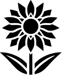 abstract flower vector Generative AI