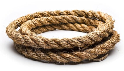 Obraz premium PNG A long rope white background durability 