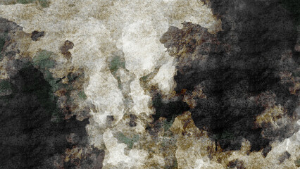 Abstract background with gray, brown, and white paint splatter.