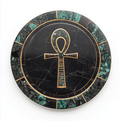 Exclusive antique precious medallions on the theme of Ancient Egypt (ankh)