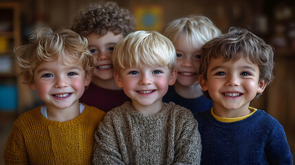 Fototapeta premium Smiling Kids Portrait Photography