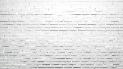 Fototapeta premium White brick wall background perfect for adding a clean and modern touch to any project or design, texture